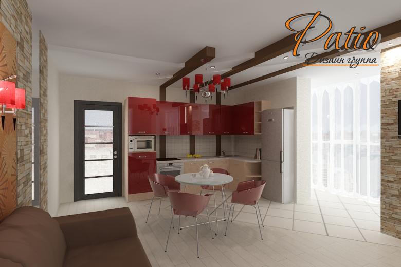 Кухня-студия