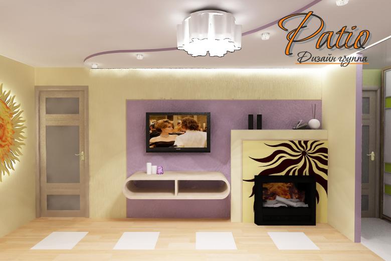 Зона с телевизором