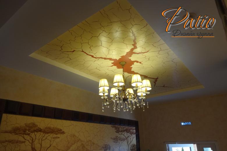 Потолок. Холл 1-го этажа